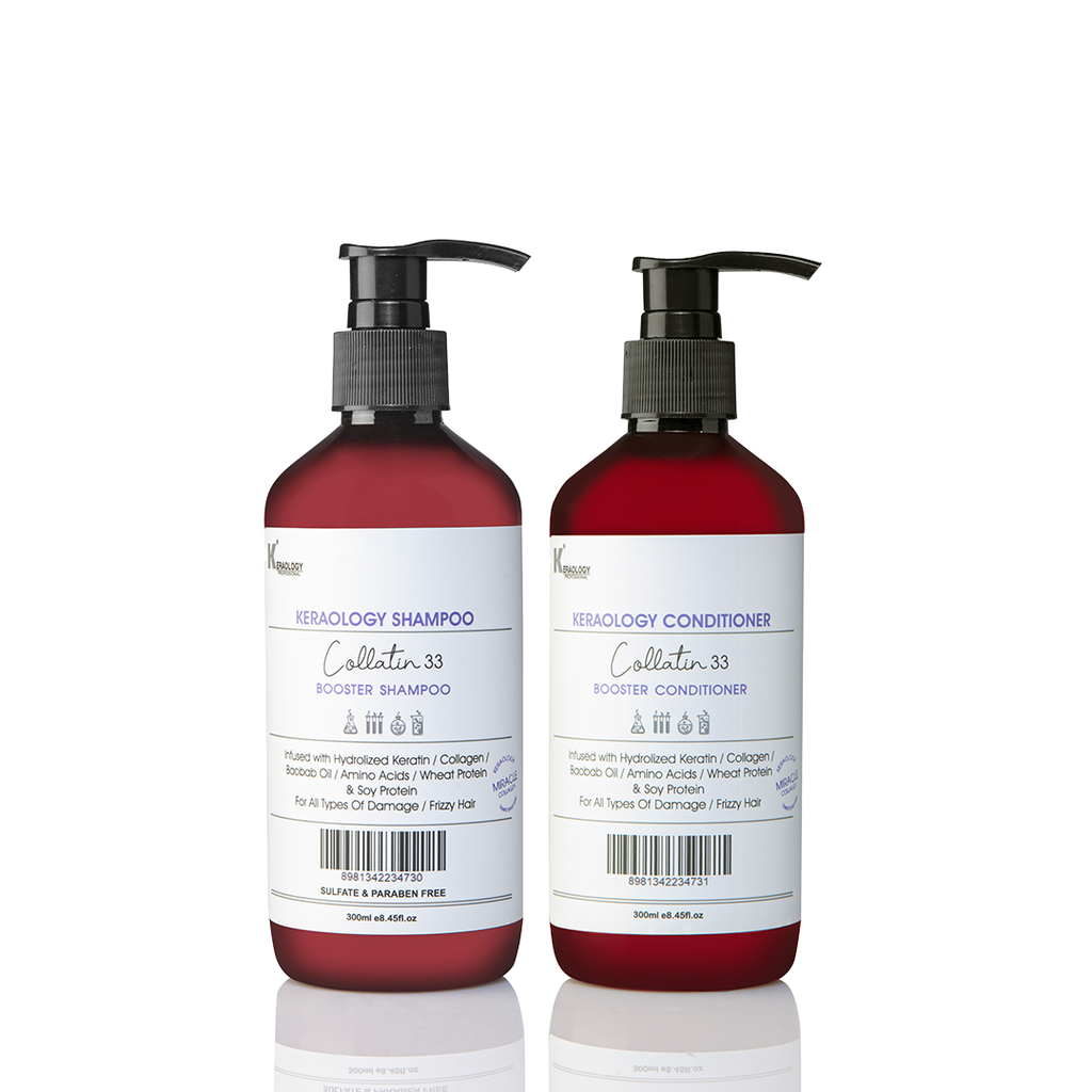 Keraology Collatin 33 Shampoo & Conditioner Combo